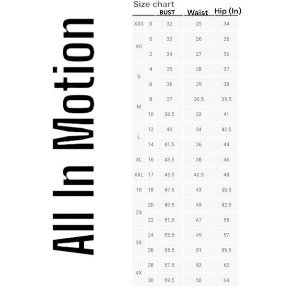 All In Motion Athletic Boxy Top 4X - Picture 3 of 3